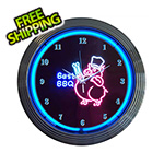 Neonetics 15-Inch BBQ Pig Neon Clock