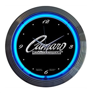 15-Inch Chevrolet Camaro Neon Clock