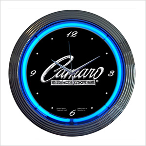 15-Inch Chevrolet Camaro Neon Clock