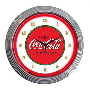 15-Inch Coca-Cola 1910 Classic Neon Clock