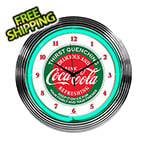 Neonetics 15-Inch Coca-Cola Evergreen Neon Clock