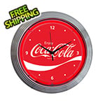 Neonetics 15-Inch Coca-Cola Wave Neon Clock