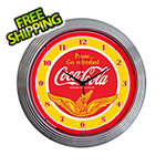 Neonetics 15-Inch Coca-Cola Wings Neon Clock