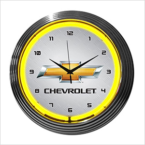 15-Inch Chevrolet Neon Clock