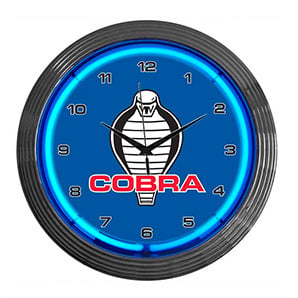 15-Inch Ford Cobra Neon Clock