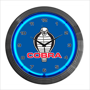 15-Inch Ford Cobra Neon Clock