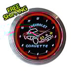 Neonetics 15-Inch Corvette C1 Neon Clock