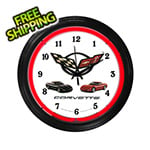 Neonetics 15-Inch Corvette C5 Neon Clock