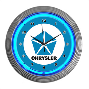 15-Inch Chrysler Pentastar Neon Clock