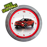 Neonetics 15-Inch Ford Mustang Boss 302 Neon Clock