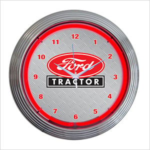 15-Inch Ford Tractor Neon Clock