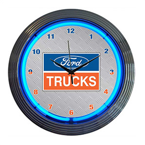 15-Inch Ford Trucks Neon Clock