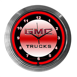 15-Inch GMC Truck Neon Clock