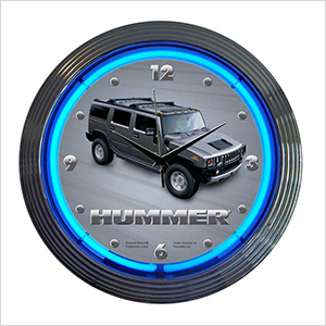 15-Inch Hummer Neon Clock