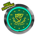 Neonetics 15-Inch Irish Erin Go Bragh Neon Clock