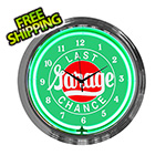 Neonetics 15-Inch Last Chance Garage Neon Clock