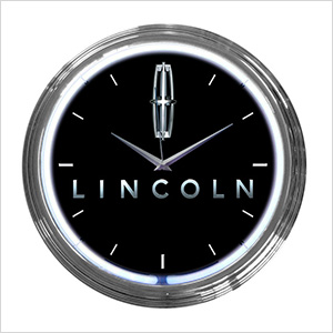 15-Inch Lincoln Neon Clock