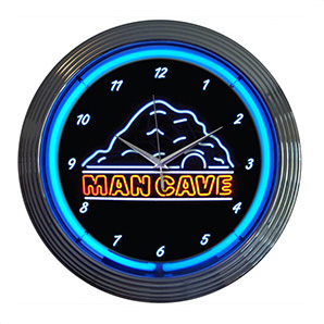 15-Inch Man Cave Neon Clock