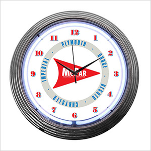 15-Inch Mopar Arrow Neon Clock