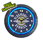 Neonetics 15-Inch Oldsmobile Service Neon Clock