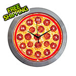 Neonetics 15-Inch Pizza Neon Clock