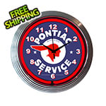 Neonetics 15-Inch Pontiac Service Neon Clock