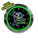 Neonetics 15-Inch Pool Shark Neon Clock