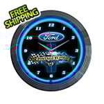 Neonetics 15-Inch Powered by Ford Neon Clock