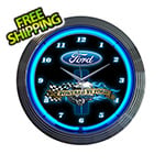 Neonetics 15-Inch Powered by Ford Neon Clock