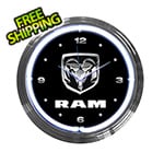 Neonetics 15-Inch Ram Neon Clock