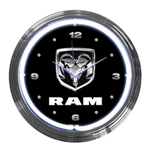 15-Inch Ram Neon Clock