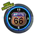 Neonetics 15-Inch Route 66 Neon Clock