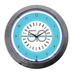 15-Inch Ford Thunderbird Neon Clock