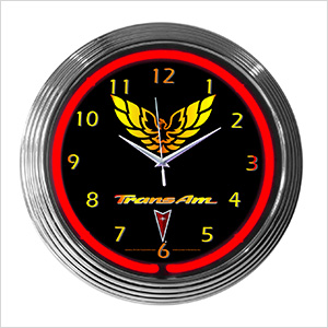 15-Inch Trans Am Neon Clock