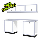 Moduline 7-Piece Aluminum Garage Cabinet Set (White)