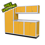 Moduline 6-Piece Aluminum Garage Cabinet Set (Yellow)