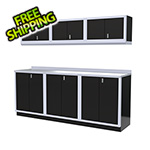 Moduline 7-Piece Aluminum Cabinet Set (Black)