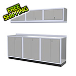Moduline 7-Piece Aluminum Cabinet Set (Light Grey)