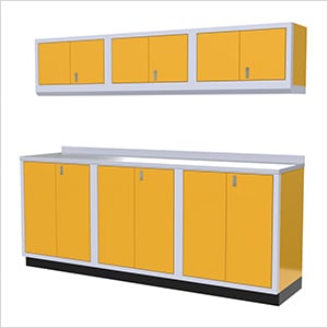 7-Piece Aluminum Cabinet Set (Yellow)