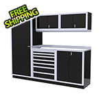 Moduline 6-Piece Aluminum Cabinet Set (Black)