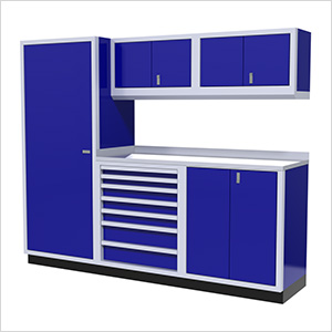 6-Piece Aluminum Cabinet Set (Blue)