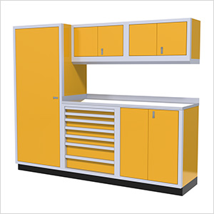 6-Piece Aluminum Cabinet Set (Yellow)