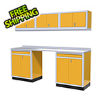 Moduline 7-Piece Aluminum Garage Storage Set (Yellow)