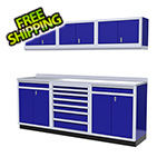 Moduline 7-Piece Aluminum Garage Cabinets (Blue)
