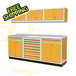 Moduline 7-Piece Aluminum Garage Cabinets (Yellow)