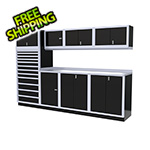 Moduline 9-Piece Aluminum Cabinet System (Black)