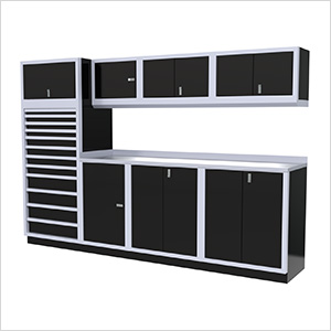 9-Piece Aluminum Cabinet System (Black)