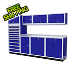 Moduline 9-Piece Aluminum Cabinet System (Blue)