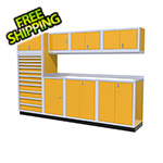 Moduline 9-Piece Aluminum Cabinet System (Yellow)