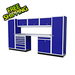Moduline 9-Piece Aluminum Garage Cabinetry (Blue)